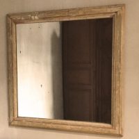gustavian painted mirror - Image 6