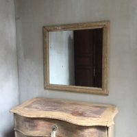 gustavian painted mirror - Image 7