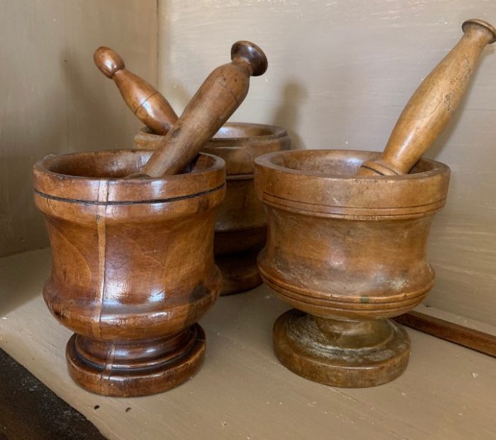 wooden  mortar - Image 2