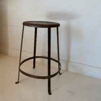 SOLD iron industrial vintage stool - Image 3