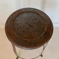 SOLD iron industrial vintage stool - Image 7
