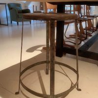 SOLD iron industrial vintage stool - Image 8