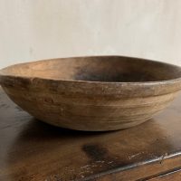 SOLD wooden dairy bowl - Image 3