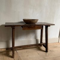 SOLD wooden dairy bowl - Image 5