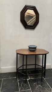 Pair of Consoles Walnut and Iron - Image 2