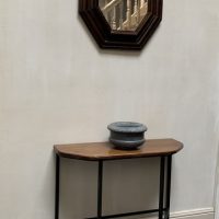 Pair of Consoles Walnut and Iron - Image 6
