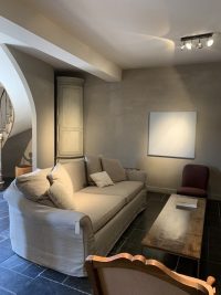 SOLD 18th century painted corner cupboard - Image 3