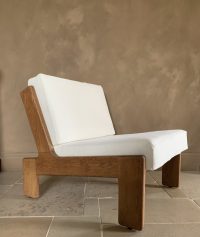 SOLD cubist midcentury lounge chair - Image 2