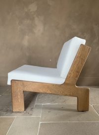 SOLD cubist midcentury lounge chair - Image 8