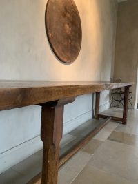 SOLD refectory console table walnut - Image 6