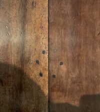 SOLD refectory console table walnut - Image 7