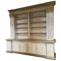 Library open cupboard Italy 18th century - Image 9