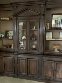 Italian walnut library panneling - Image 4