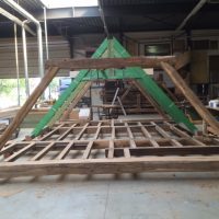 Old oak beams ceiling roof - Image 6