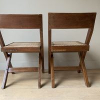 Jeanneret Pair of Library chairs - Image 7