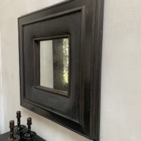 SOLD 19th Century Black Italian Mirror - Image 4