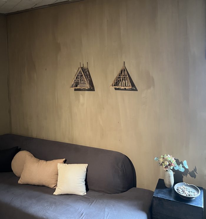 Set of 3 Piece de Maitrise, Architectural Roof models - Image 5