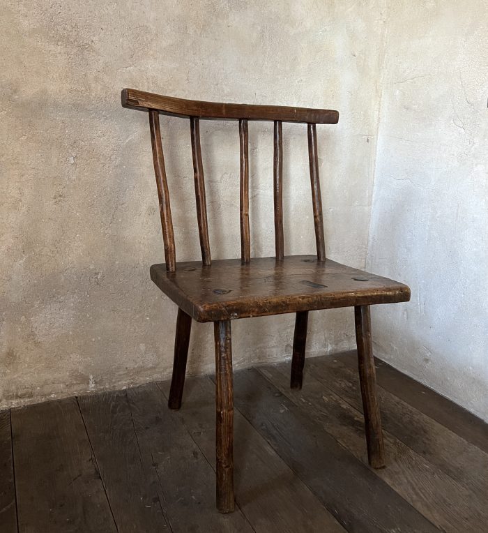 SOLD Primitive 19th century chair - Image 2