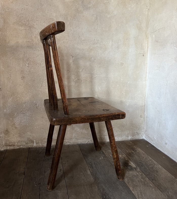 SOLD Primitive 19th century chair - Image 7