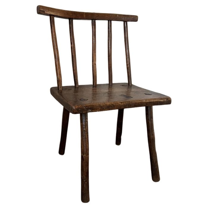 SOLD Primitive 19th century chair