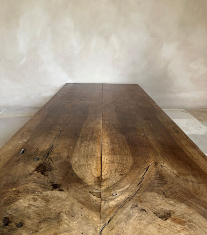 Minimalist Coffeetable reclaimed old walnut - Image 9