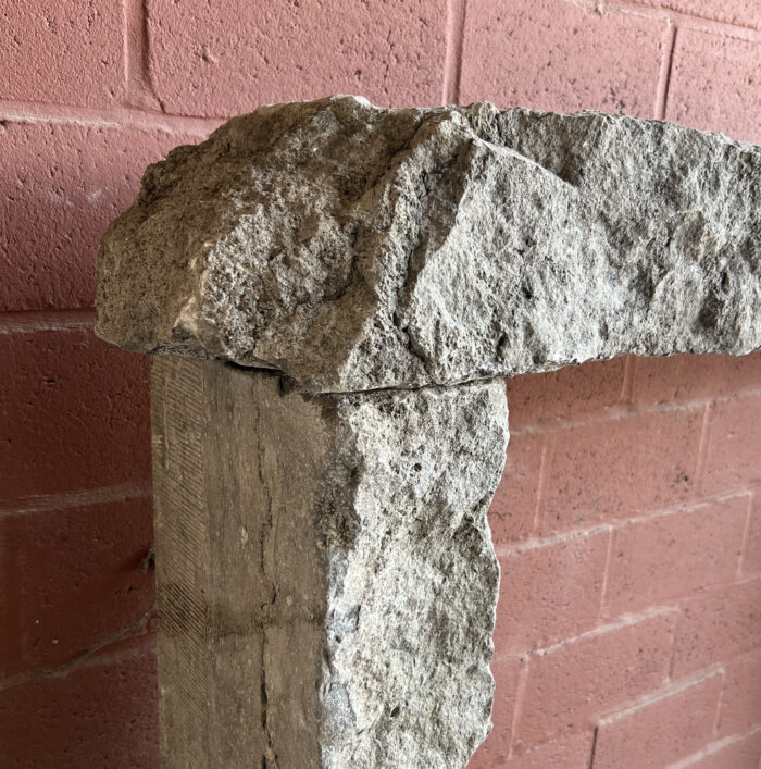 Brutalist primitive wabi mantelpiece - Image 4