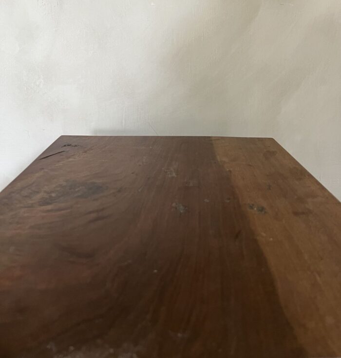 Large Cube Sidetable reclaimed Walnut - Image 12