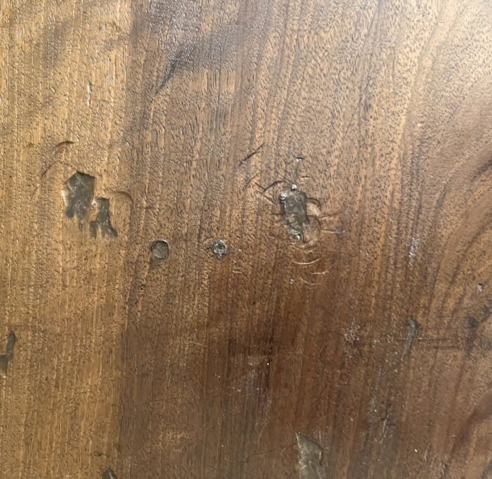Large Cube Sidetable reclaimed Walnut - Image 14