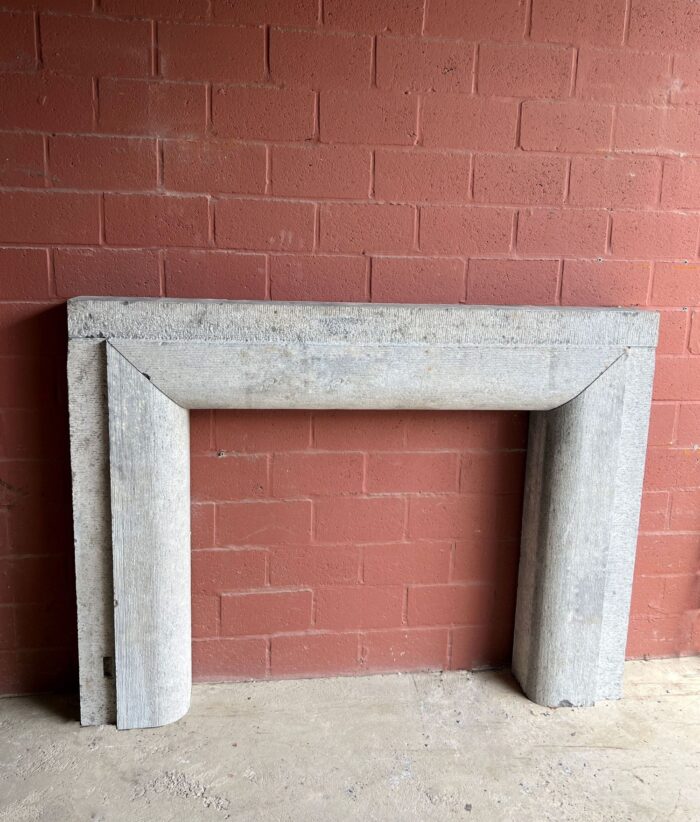 19th century primitive bolection bluestone fireplace - Image 3