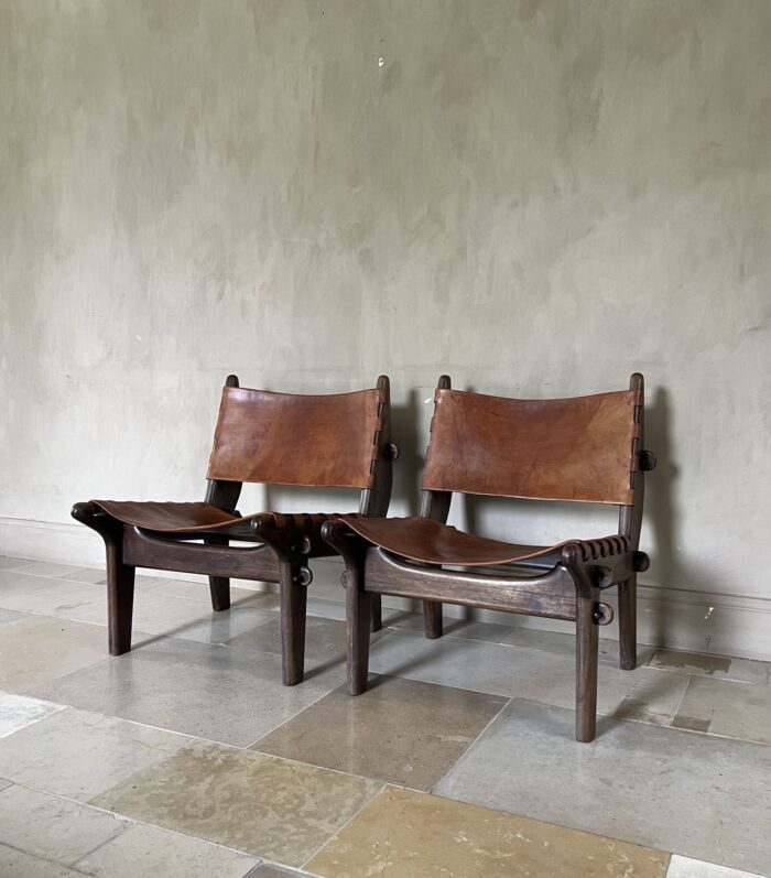Pair of Angel Pazmino Lounge slipper Chairs - Image 7
