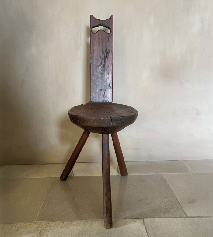 Brutalist Primitive 19th century milking stool - Image 5