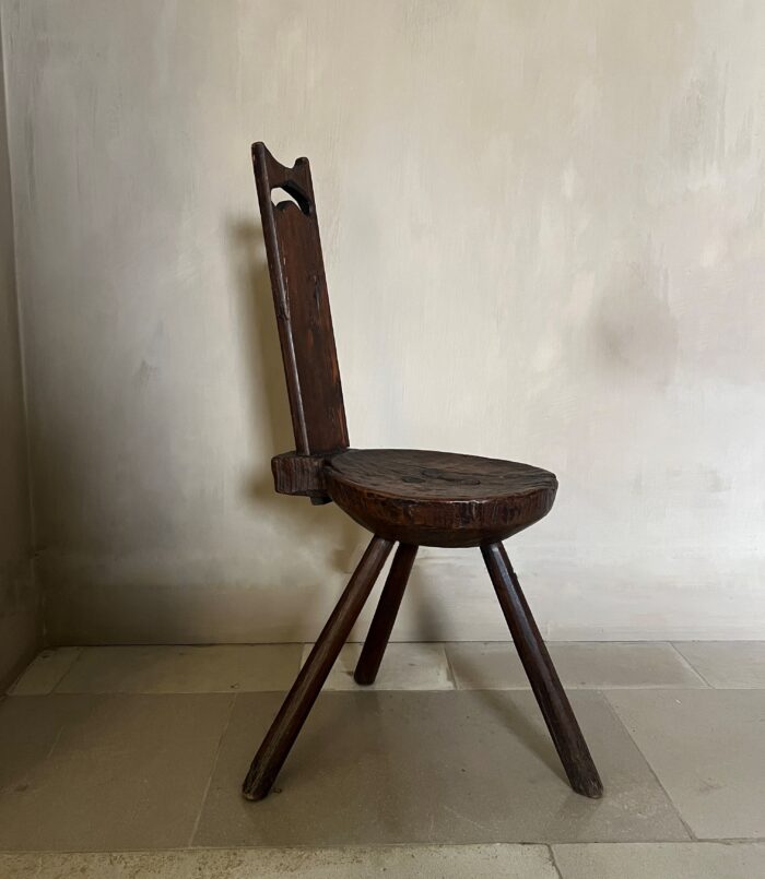 Brutalist Primitive 19th century milking stool - Image 6