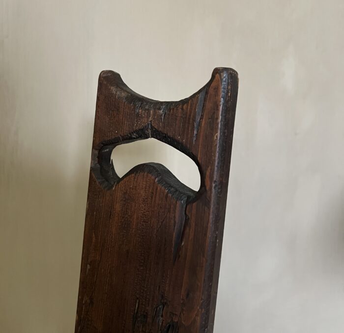 Brutalist Primitive 19th century milking stool - Image 10