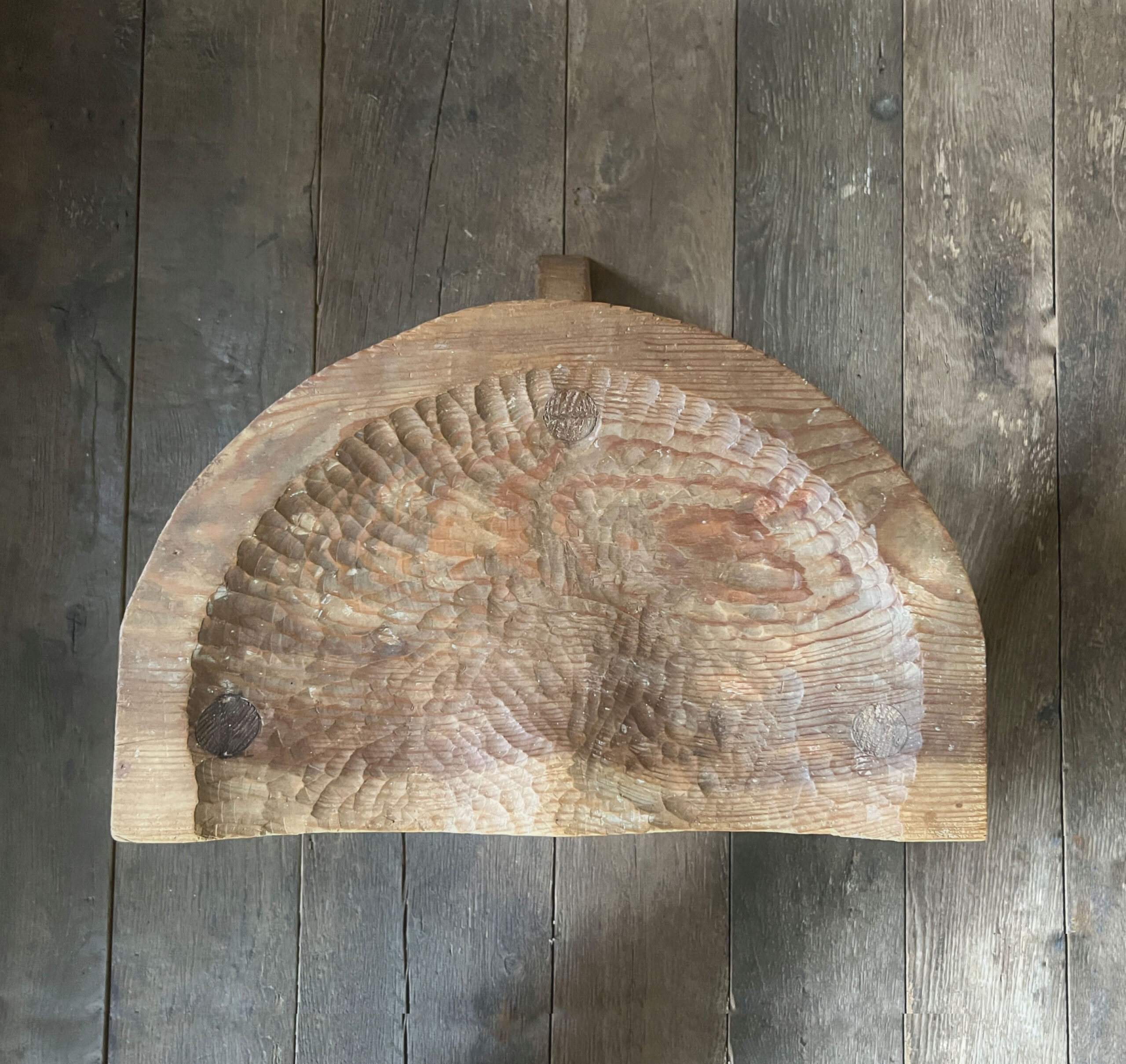 Midcentury primitive stool - Image 4
