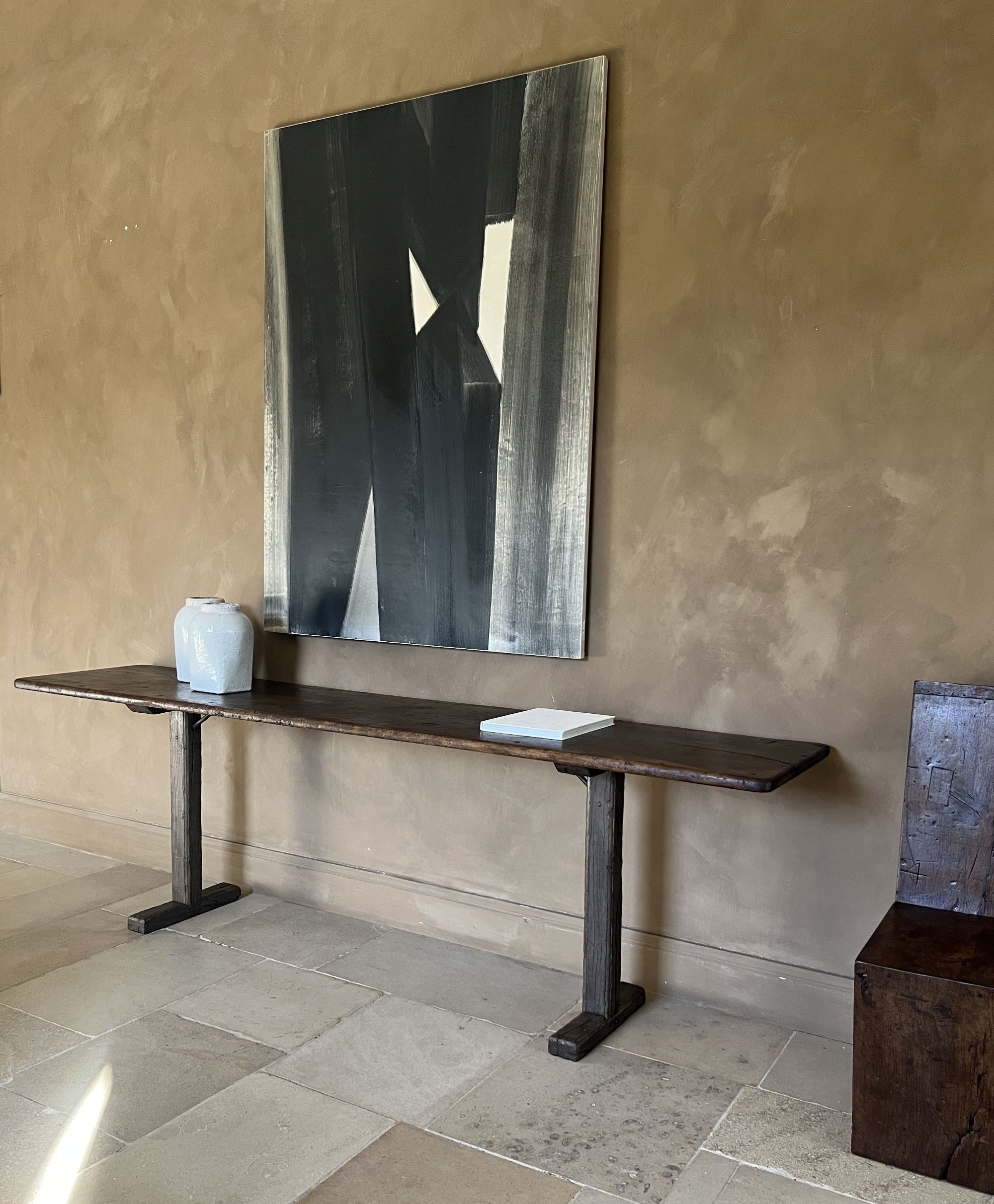 Large Sidetable old walnut - Image 5
