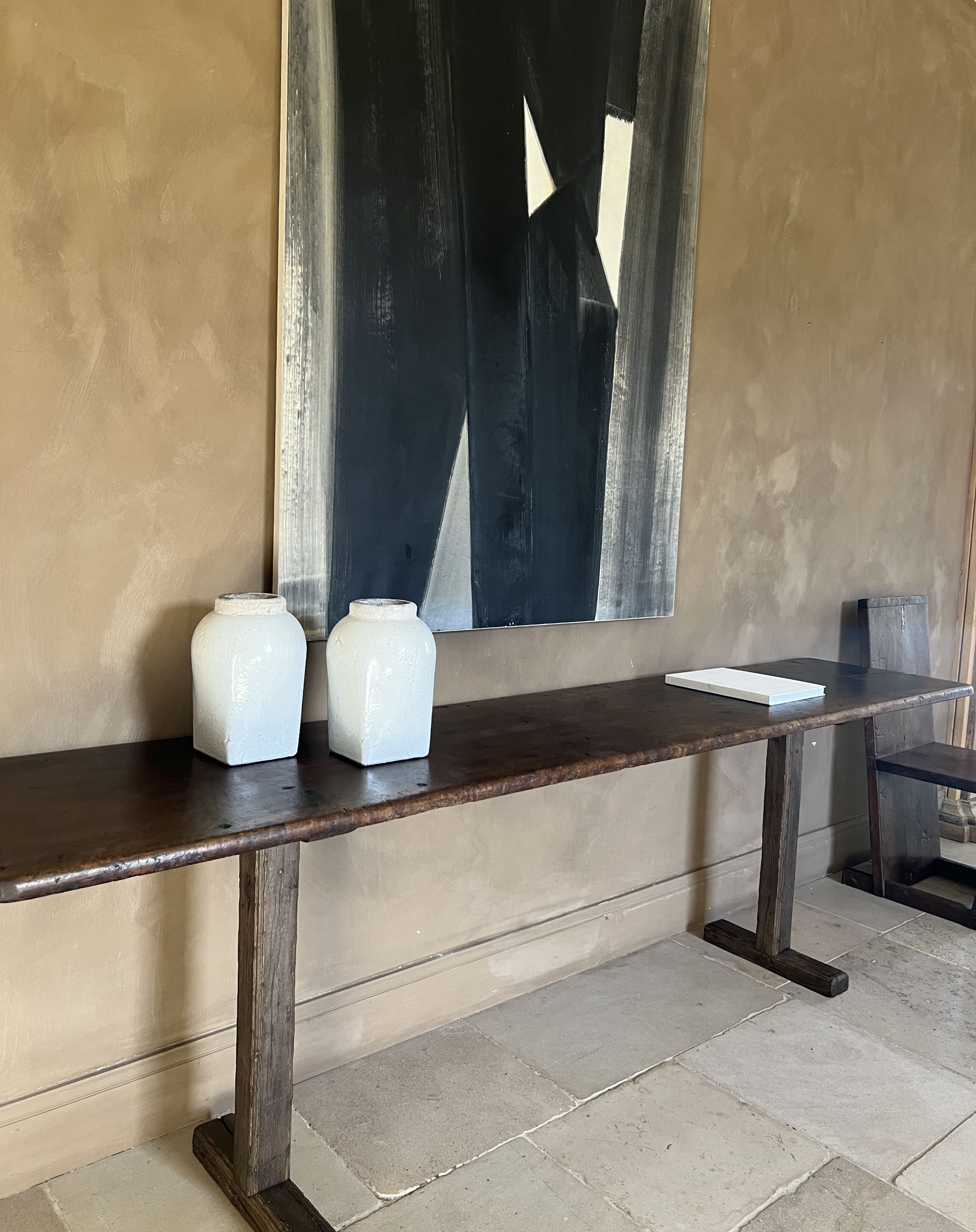 Large Sidetable old walnut - Image 6
