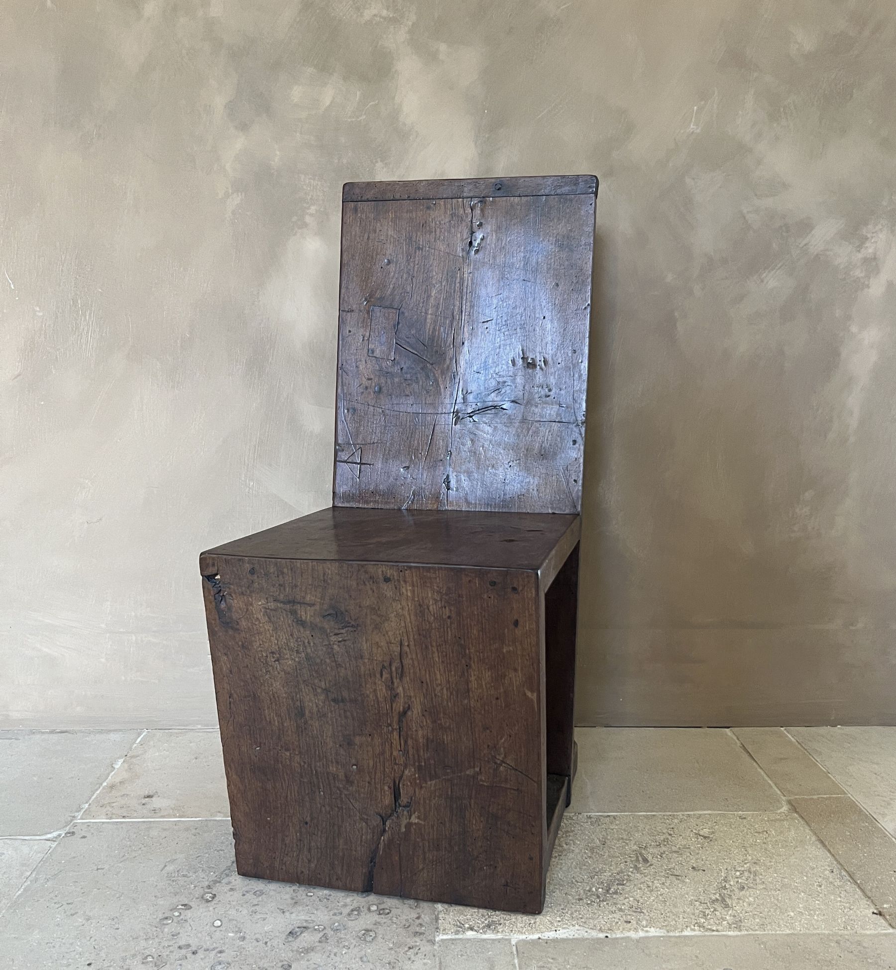 LAMB Chair in reclaimed Walnut - Image 9