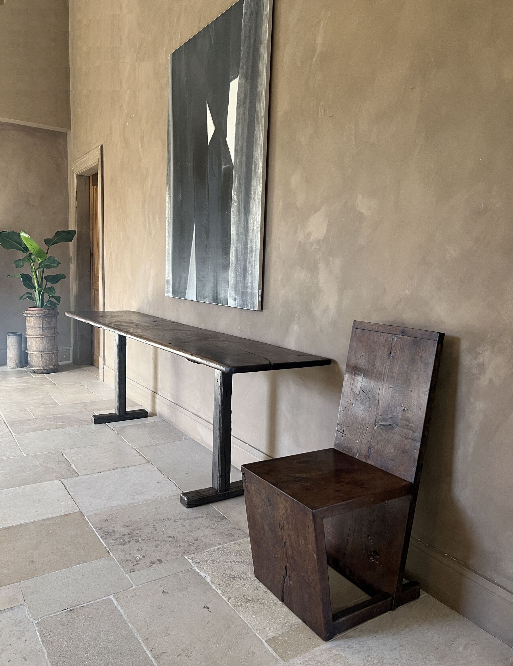 LAMB Chair in reclaimed Walnut - Image 12